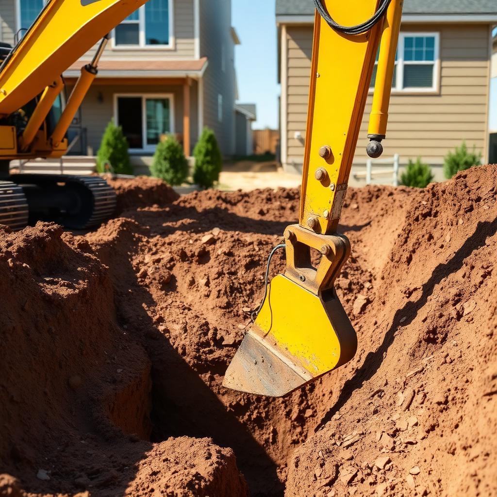 Travaux d'excavation